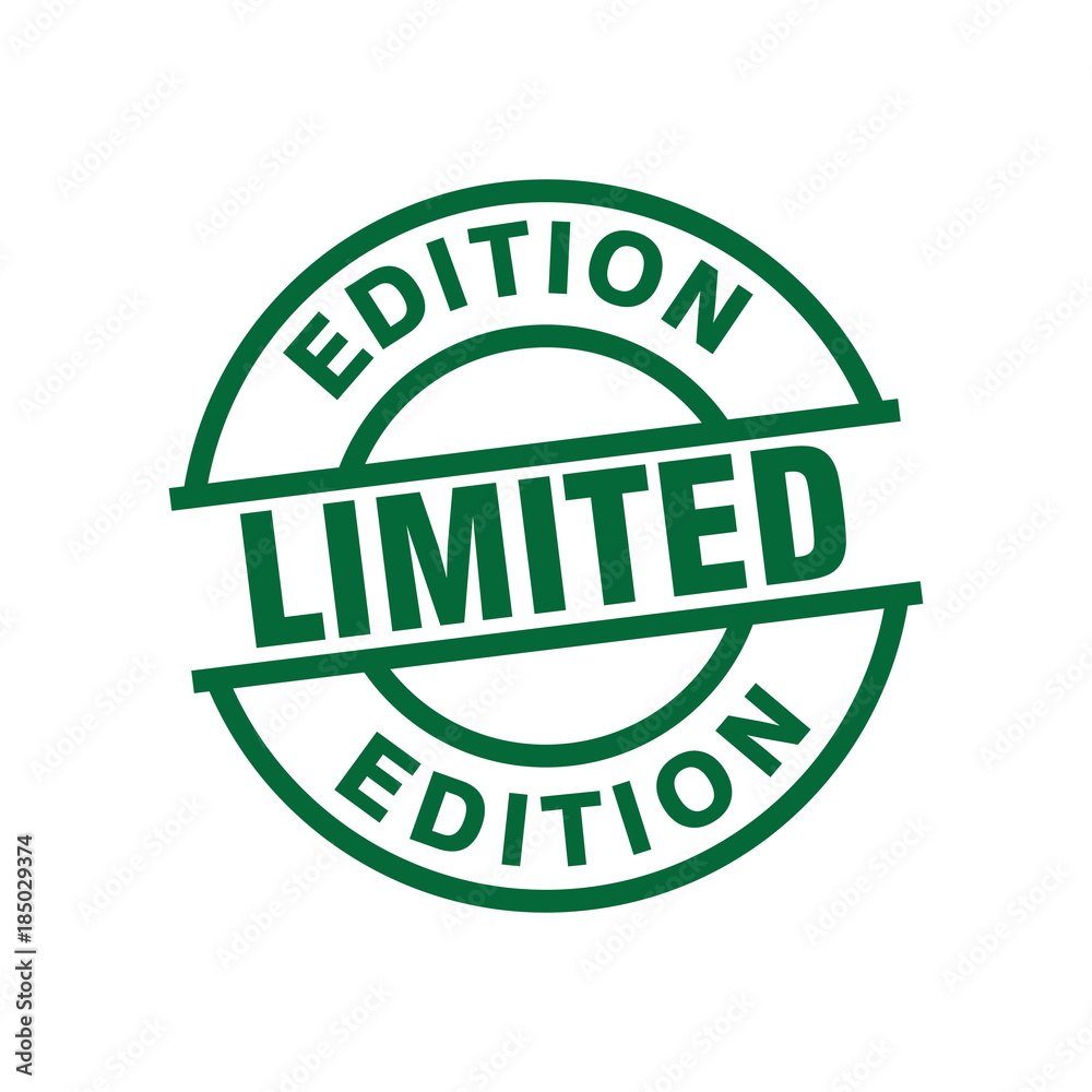 limited edition sign seal stamp medal vector design
