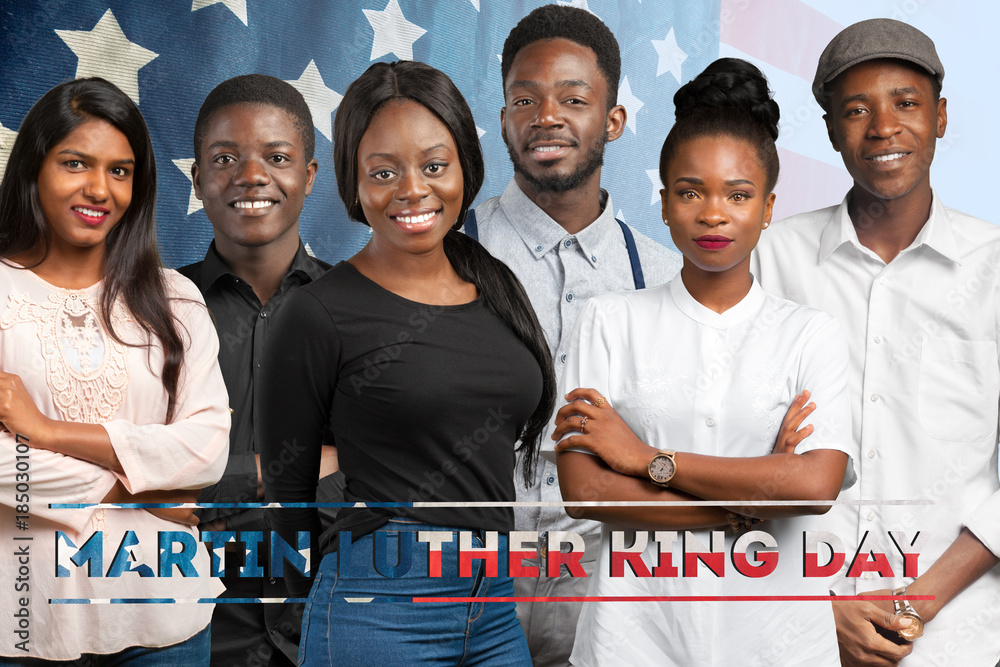 Fotografie Happy martin luther king day background