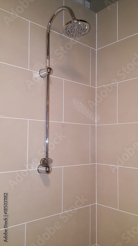 detail of shower in home house design