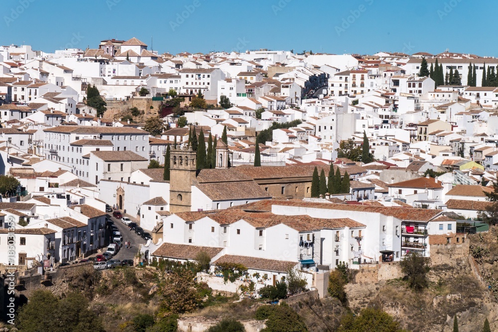  Blick über die Nordstadt - Ronda - Stadt in Andalusien 