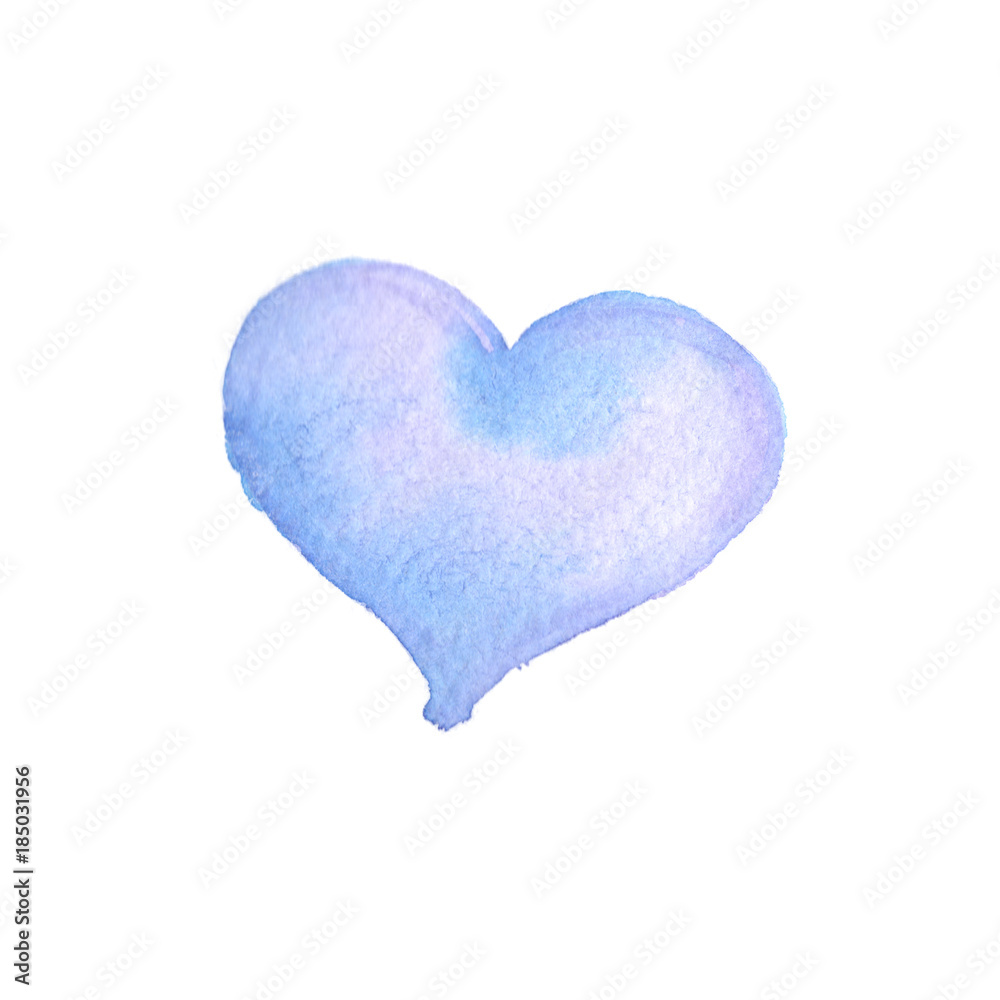 Watercolor heart 