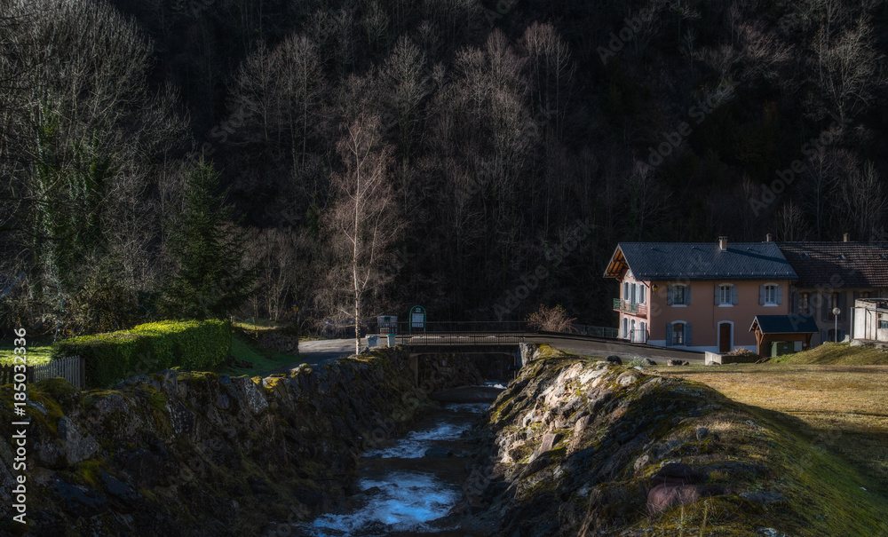 Obraz premium Village de Salau en Ariège