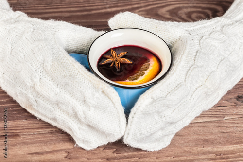 hot mulled wine