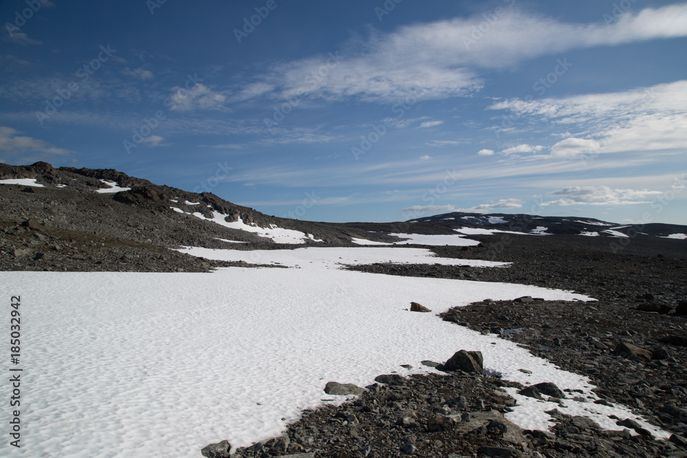 Landscape near Guolasjávri, Norway, summer 