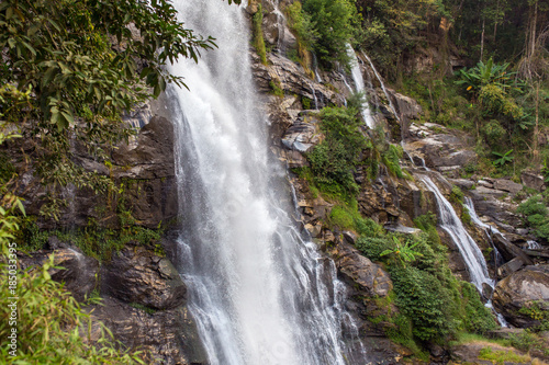 Vachiratarn waterfall near Chiang Mai  Thailand
