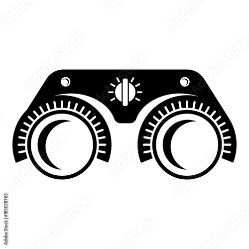 Medical glasses icon, simple style