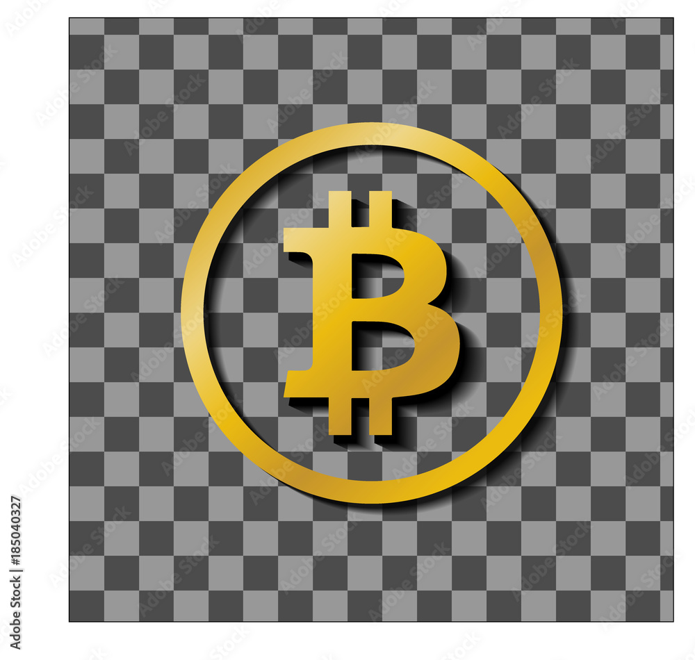 Obraz premium vector icon logo for bitcoin crypto currency