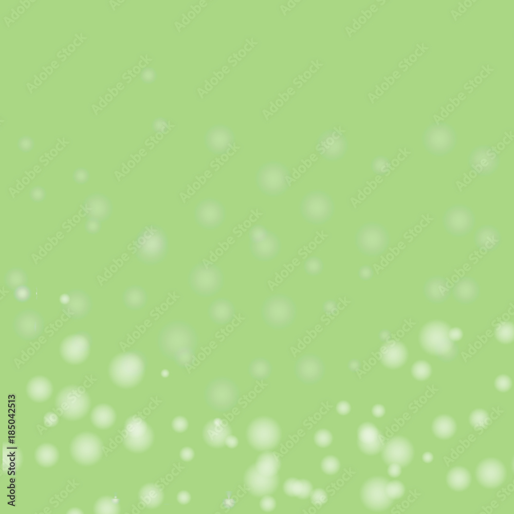 Abstract vector illustration. White flakes on a light green background. Abstract vector illustration. White flakes on a light green background.