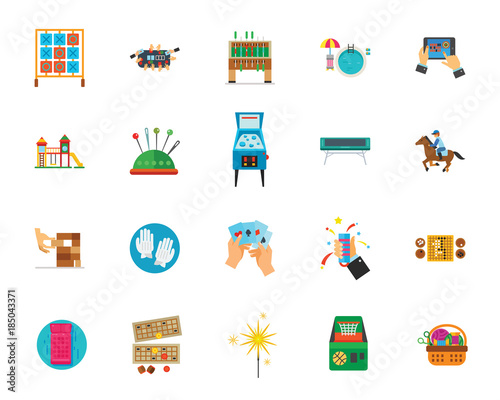Entertainment icon set