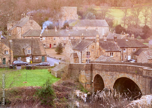 The small traditional rural village of Blanchland in County Durham, England, UK. photo