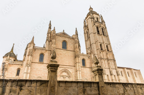 The Segovia Cathedral, one of the last Gothic temples to be built in Europe. Spain