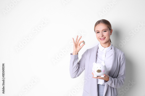Young woman in formal cloth...