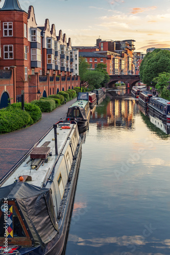 Amazing view on boats and canals