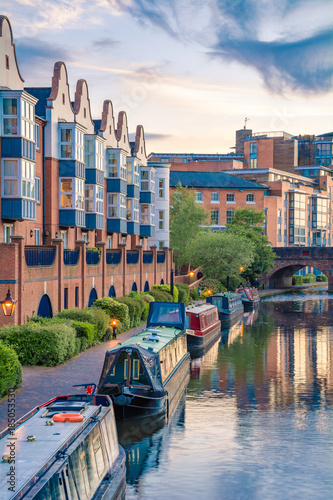 Amazing view on boats and canals