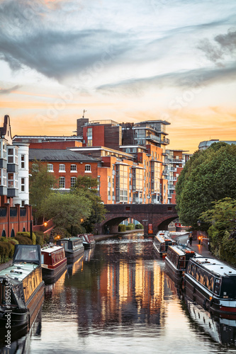 Amazing view on boats and canals