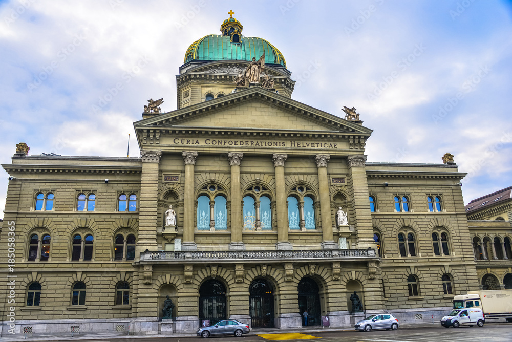 Federal Palace of Switzerland - Swiss Parliament - Bundeshaus Bern Switzerland
