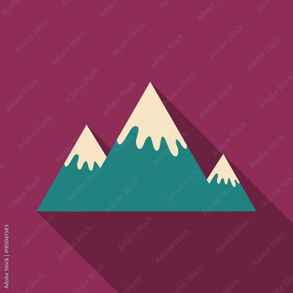 Winter mountains in snow Winter mountains in snow