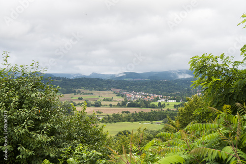 Blick über Bad Sooden Allendorf im Werra-Meißner Kreis photo