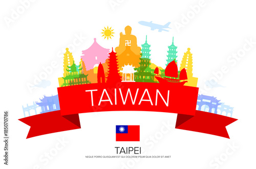 Taiwan Travel Landmarks.