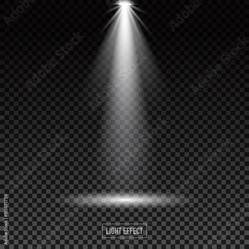 light effect on dark trasparent background,vector illustration.