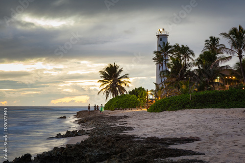 Barbers Point Lighthouse Sunset Seascape