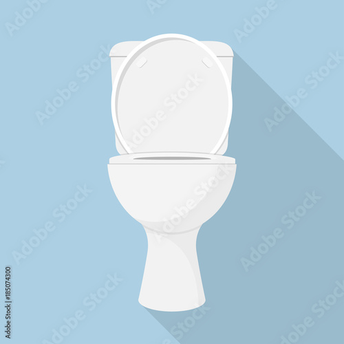 Toilette Flat Design Icon