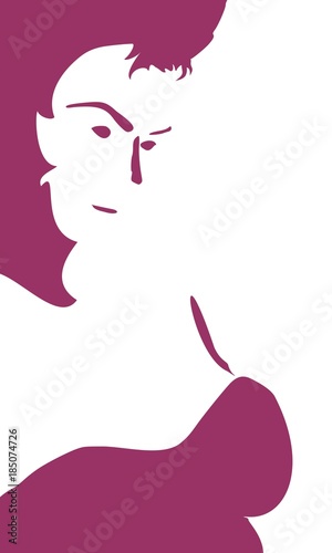 Beautiful sexy fitness girl. Pretty fit woman silhouette