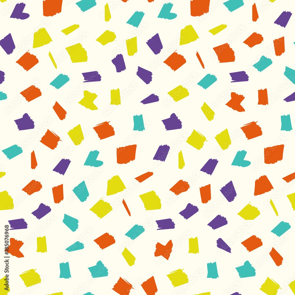 Abstract pattern with childish colorful blotches. Abstract kids trendy vector texture with sketch shapes for textile, wrapping paper, cover, surface, background, wallpaper Abstract pattern with childish colorful blotches. Abstract kids trendy vector texture with sketch shapes for textile, wrapping paper, cover, surface, background, wallpaper
