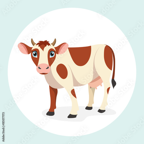 Kuh Flat Design Icon