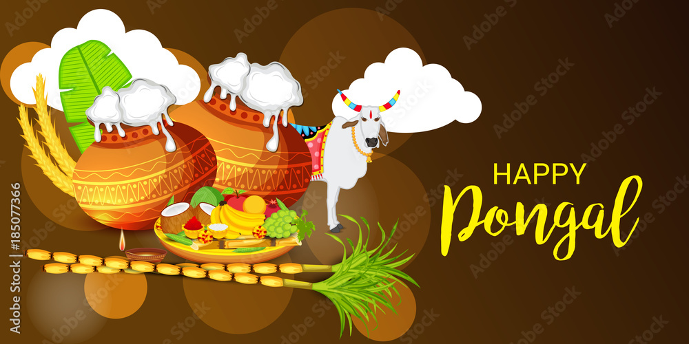 Fototapeta premium Happy Pongal