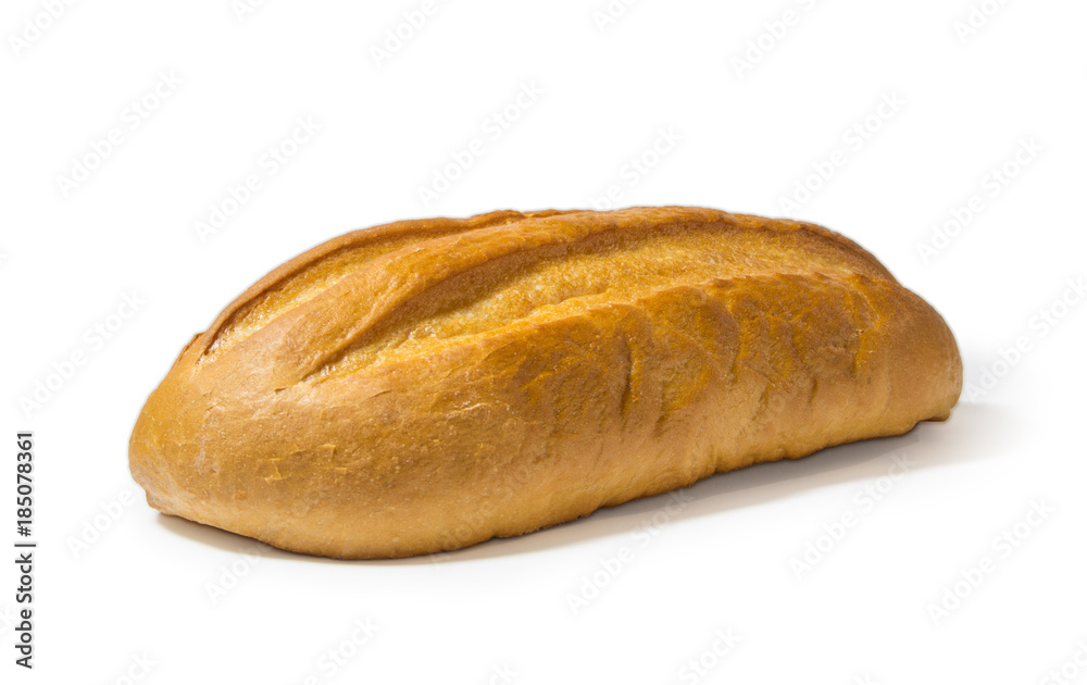 Bread on a white background