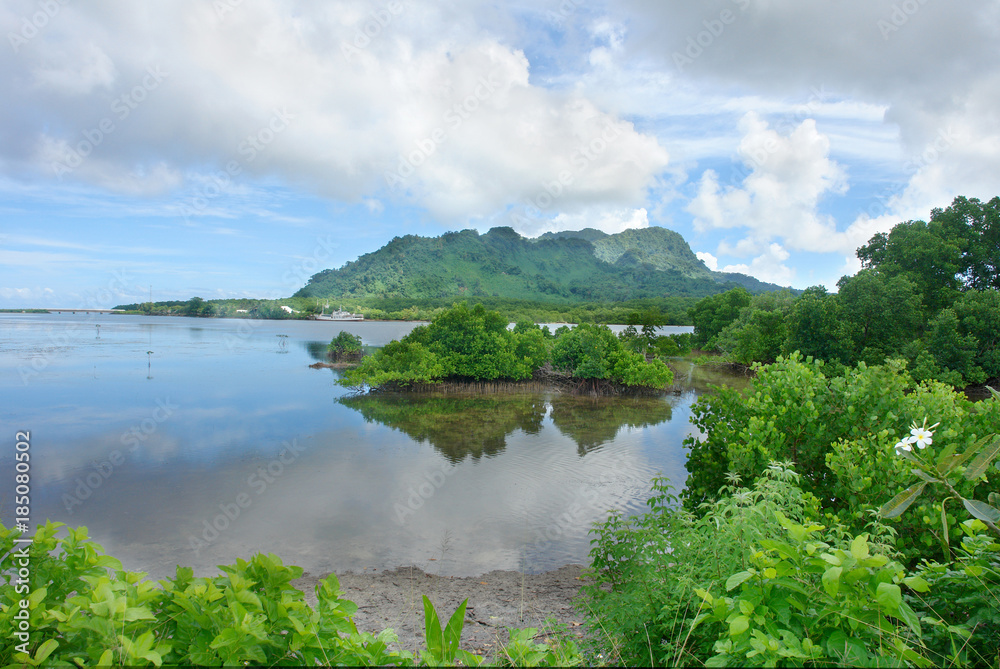 Kosrae - an island in Federated States of Micronesia.

