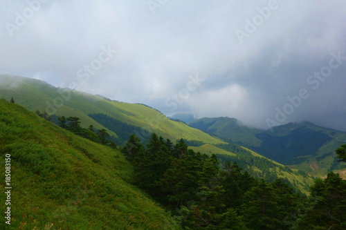 Taiwan Famous Landscape   Hehuan Mountain in Taroko national park  Hualien  Taiwan