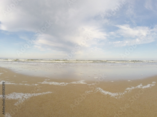 Sandy beach in Palanga  Lithuania