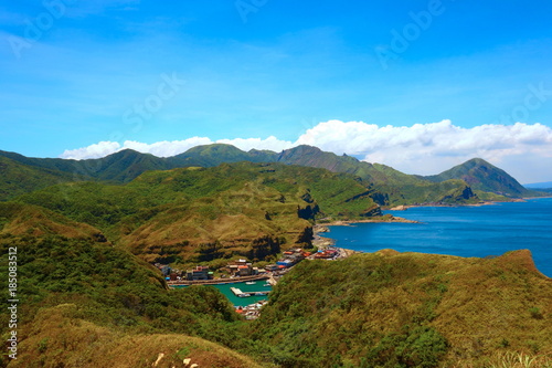 Cape Bitoujiao - View of mountains and nature on the east coast of Taiwan, Taipei