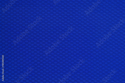 Synthetic fabric texture. Background of blue textile