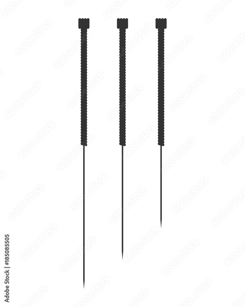 Acupuncture icon vector Acupuncture icon vector