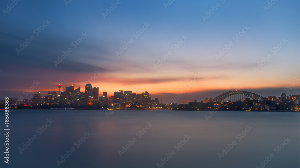Sydney Skyline at sunset