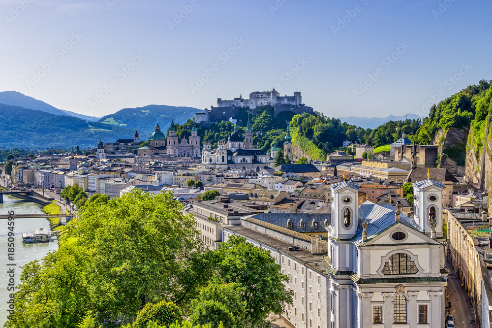 Fototapeta premium Widok miasta Salzburga