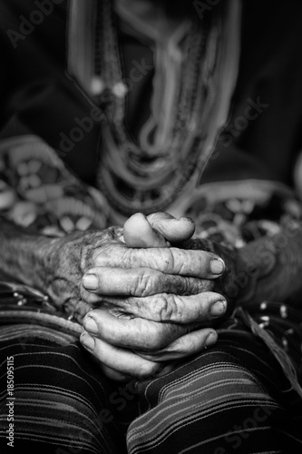 Old Karen Woman's Hands © Kevin