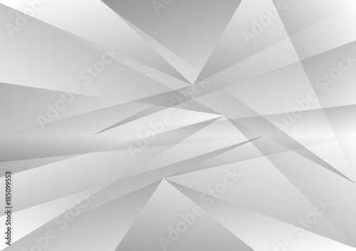 Abstract geometric Gray and White color, Vector illustration background