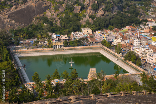 Shravanabelagola Pond. Channarayapatna, Hassan district, Karnataka. South India photo