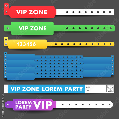 Event bracelets template set