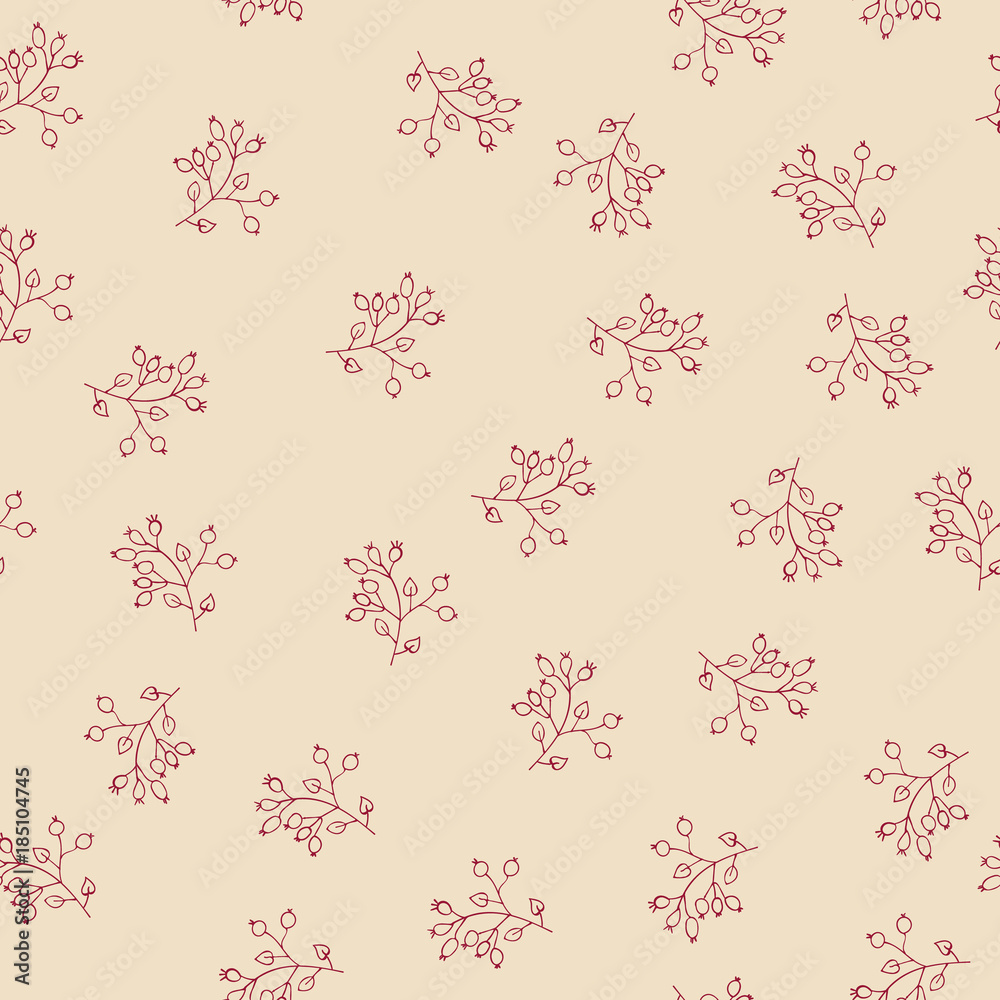 Seamless pattern with Floral elements. Vector illustration. Seamless pattern with Floral elements. Vector illustration.