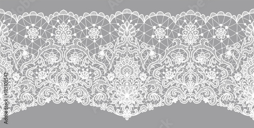 floral lace border
