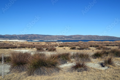 Lake Salda is a mid-size crater lake in southwestern Turkey  within the boundaries of Ye  ilova district depending Burdur Province  and it lies at a distance of about fifty kilometers to the west from 