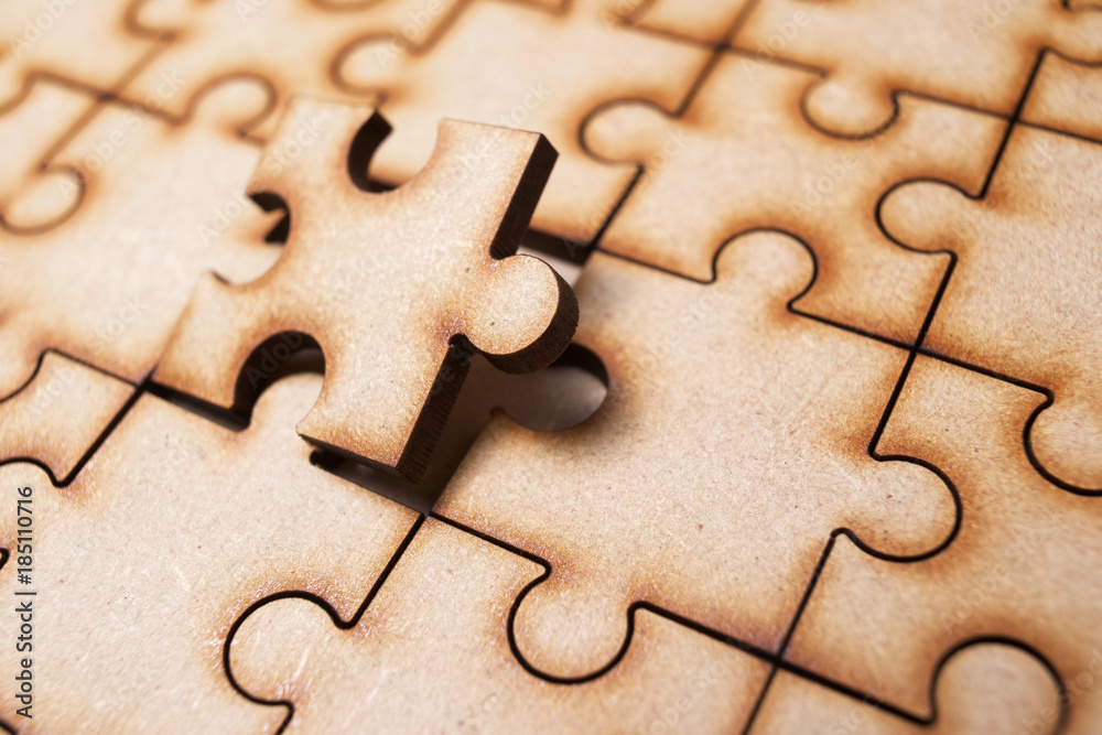 Puzzle close up Puzzle close up