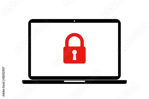 Laptop - Schloss - Verschlüsselung