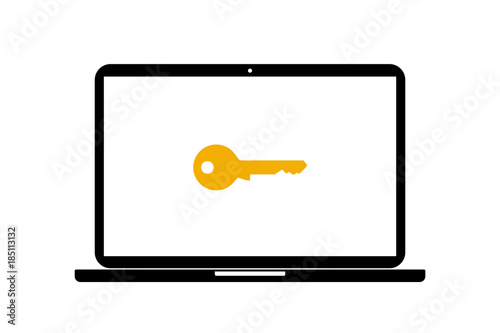 Laptop - Schlüssel