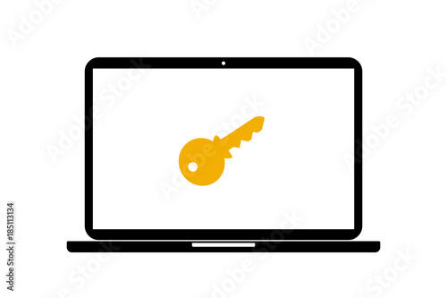 Laptop - Zahnrad - Einstellen